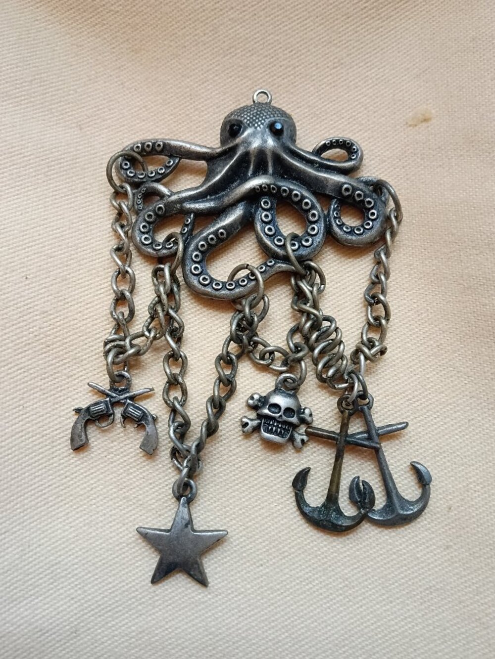 Hot Topic Octopus Nautical Pendant